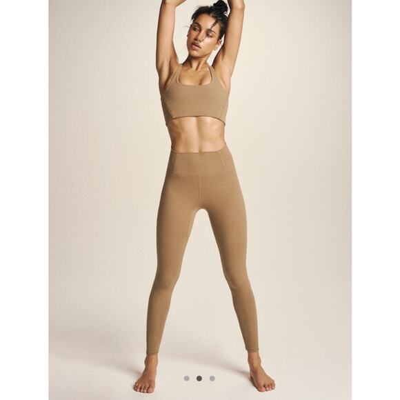 FP Movement Pants - Free People - FP Movement Never Better Taupe Leggings - High Waist 7/8 (NWT) - M